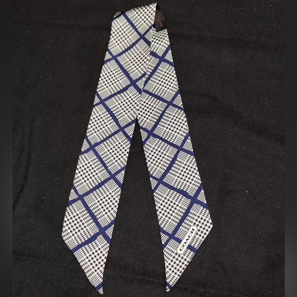 Coach small silk scarf